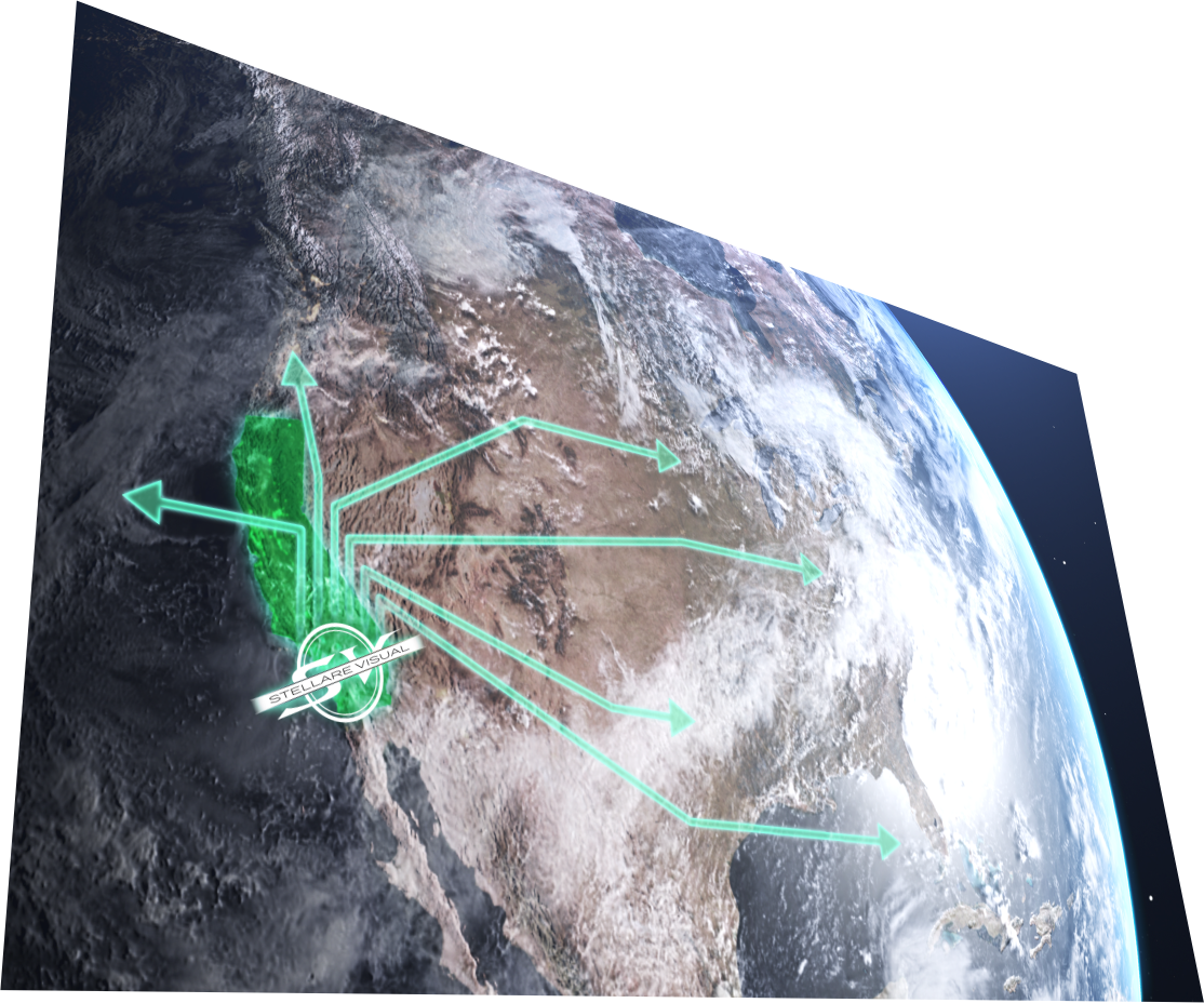 globe with SV location